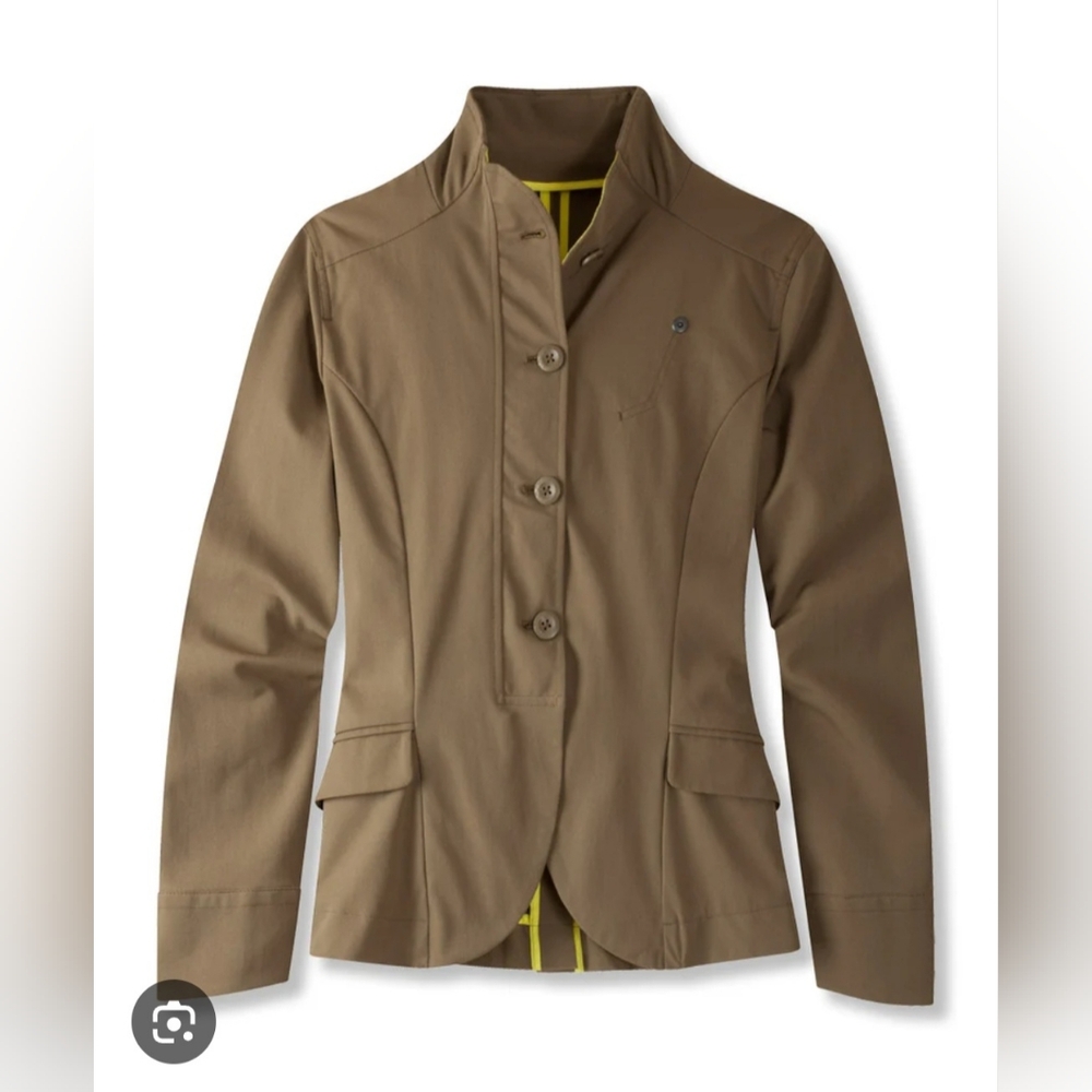 STIO Shades Blazer Lightweight Olive Green Pockets Outdoor Sz M